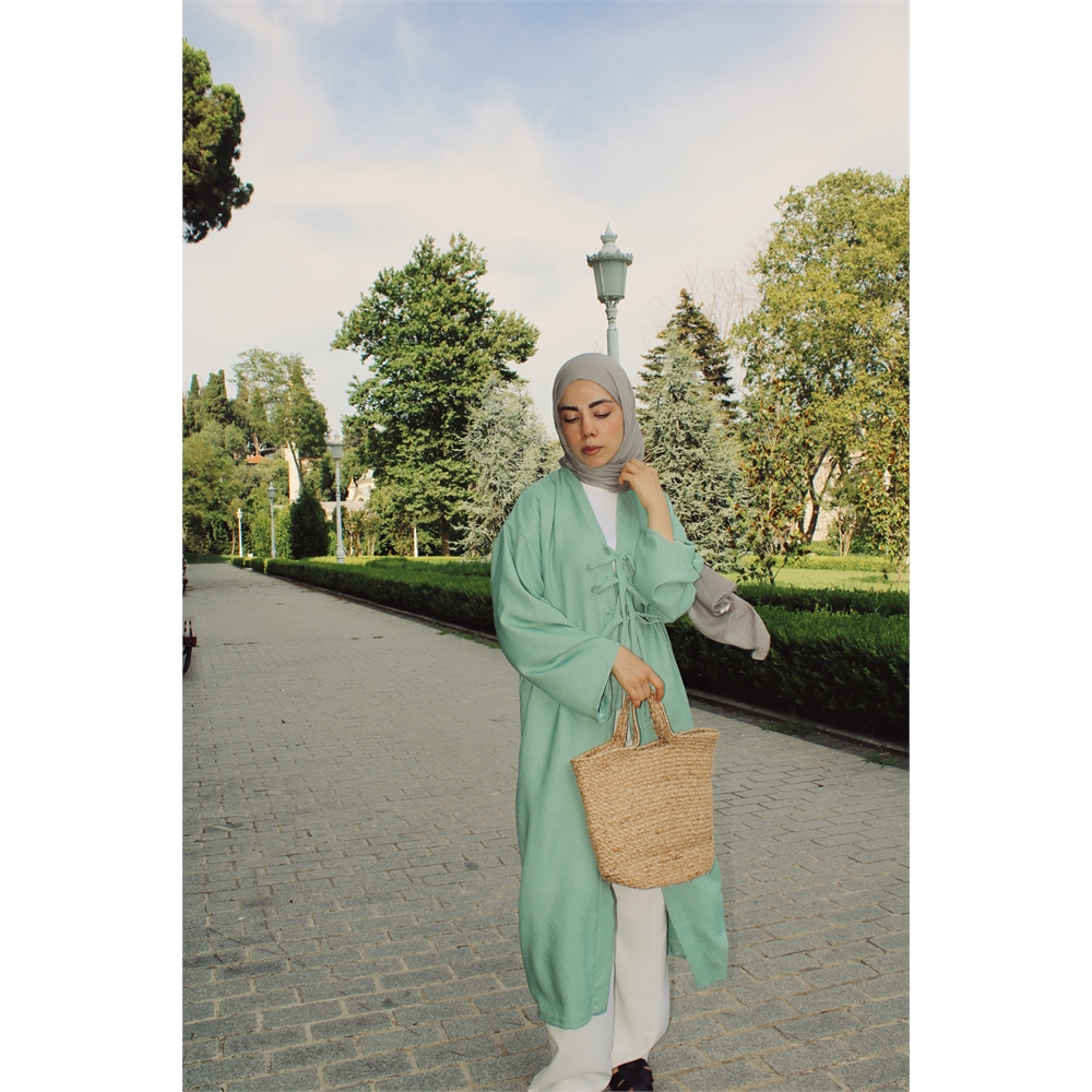 Uzun fiyonk abaya