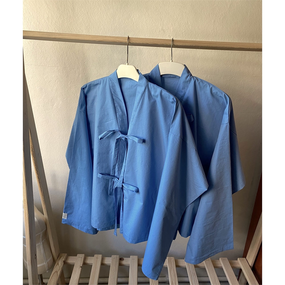 Mavi mini fiyonk kimono