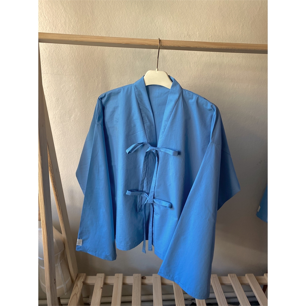 Mavi mini fiyonk kimono